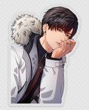 4” Zaynie Clear Sticker