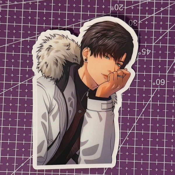 4” Zaynie Clear Sticker