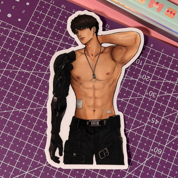 Ruji’s Bionic Gege 5” Clear Sticker