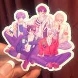 Pastel LaDs Vinyl Stickers