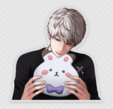 Xav & Bunbun Clear Sticker