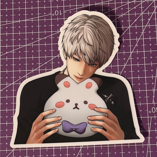 Xav & Bunbun Clear Sticker