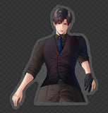 Billiards Zaynie Clear Sticker